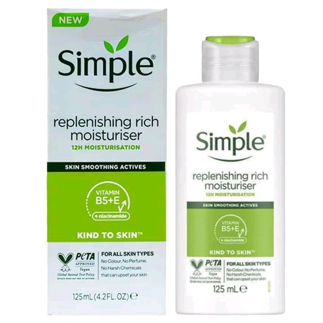 SIMPLE REPLENISHING RICH MOISTURIZER 125MLS 