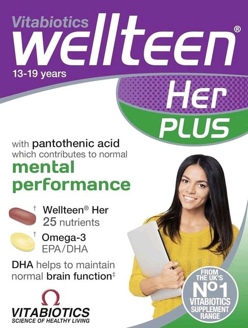 VITABIOTICS WELLTEEN HER TABLETS 30'S
