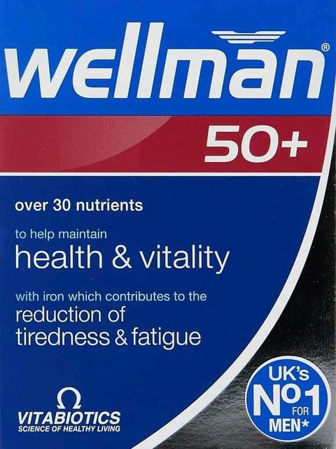 VITABIOTICS WELLMAN 50+ TABLETS 30'S 