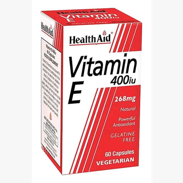 HEALTH AID VITAMIN E 400IU CAPSULES 60'S 