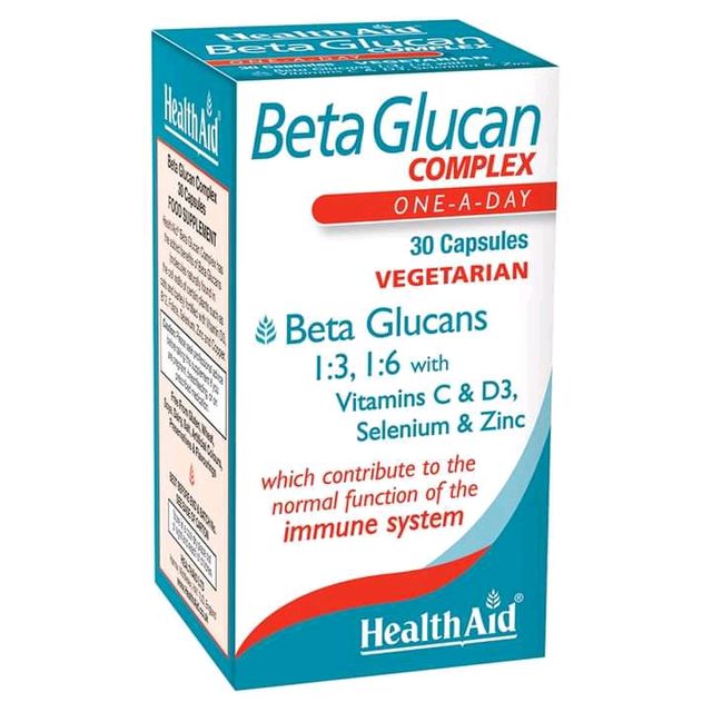 HEALTH AID BETA GLUCAN COMPLEX CAPSULES 30'S