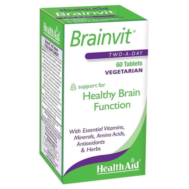 HEALTH AID BRAINVITTABLETS 60'S
