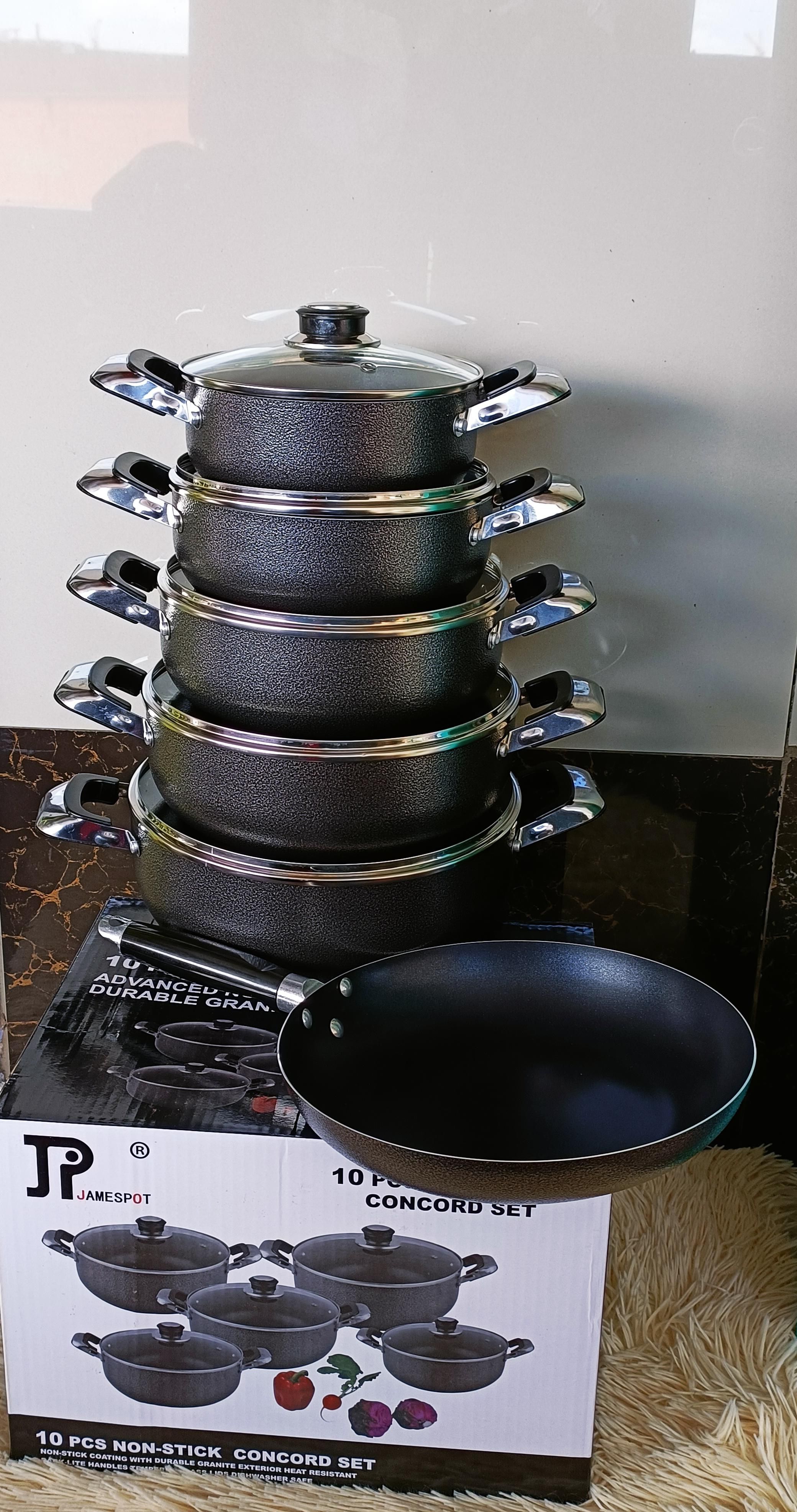 Jp 10 pcs Nonstick cookware