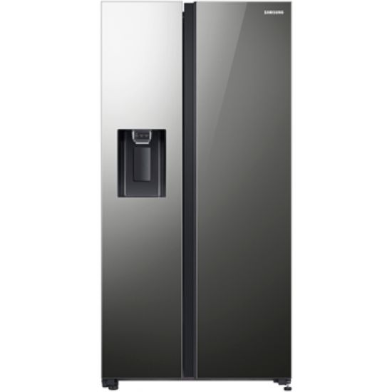 Samsung 635 Liters RS64R53112A Side By Side Fridge,Mirror Black