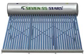Pressurized Solar Water Heater 300L, Evacuated Tubes