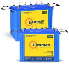 220Ah 12V Eastman Tall Tubular Low Maintenance Battery
