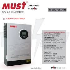 5.2KVA MUST Hybrid Inverter 48V (PV1800 PRO)