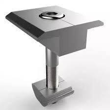 Solar Panel Aluminum Roof Mounting Middle Clamp