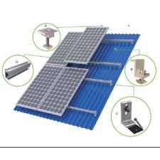 Solar Panel Aluminum Roof Mounting Middle Clamp