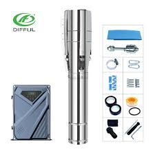 4000W Difful Solar/AC Submersible Pump, 2 inch, 19m3/h