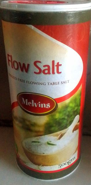 Free Flow Salt 500g Melvins