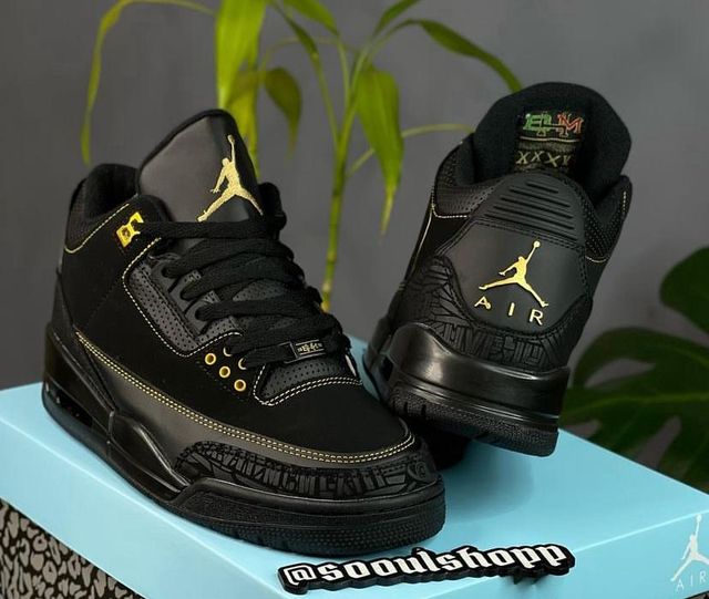 Jordan 3 Black Gold 
