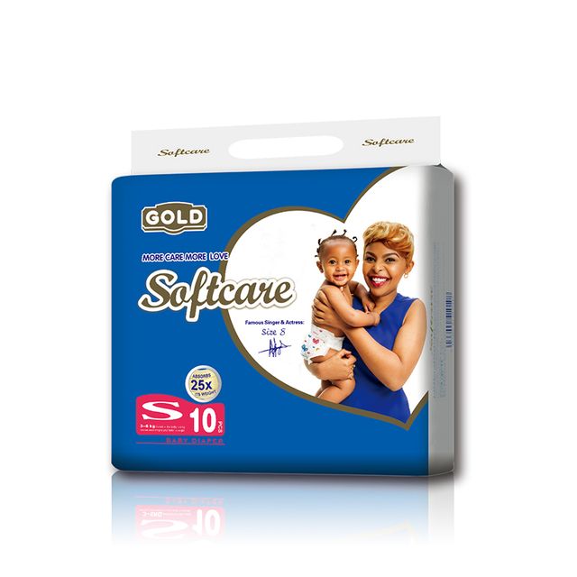 Soft Care Gold Diaper Mini S-10