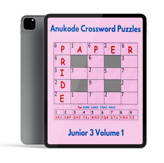 Anukode Crossword Puzzles Junior 3