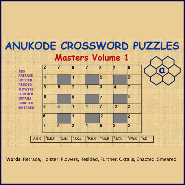 Anukode Crossword Puzzles - Masters 1