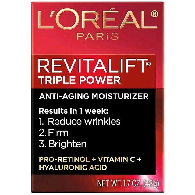 LOREAL TRIPLE POWER ANTI-AGING MOISTURIZING CREAM 48G 