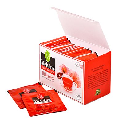 Melvins Hibiscus  Infusion Herbal Teabag 25sachets