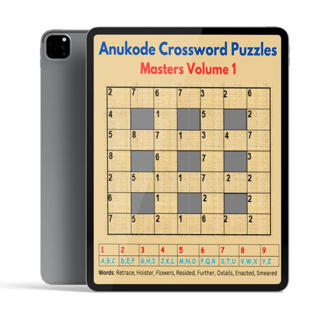 Anukode Crossword Puzzles - Masters 1