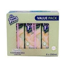 Brookside Vanilla Flavoured Milk 250ml 6pack