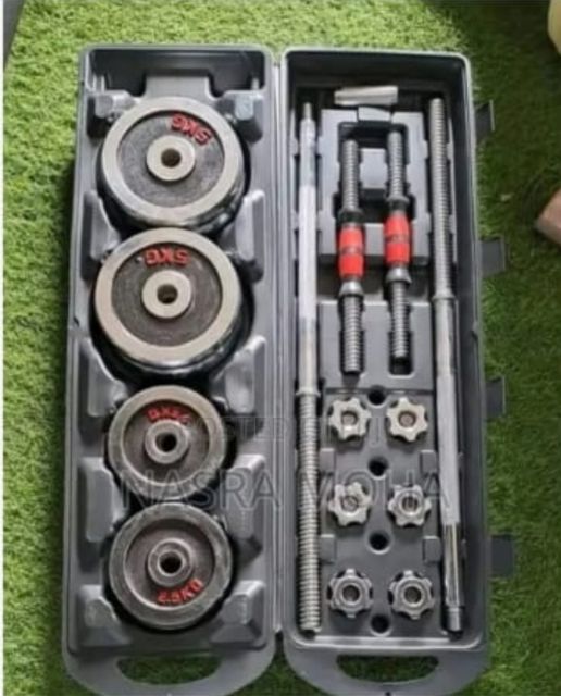 BARBELL & DUMBBELL WEIGHT SET