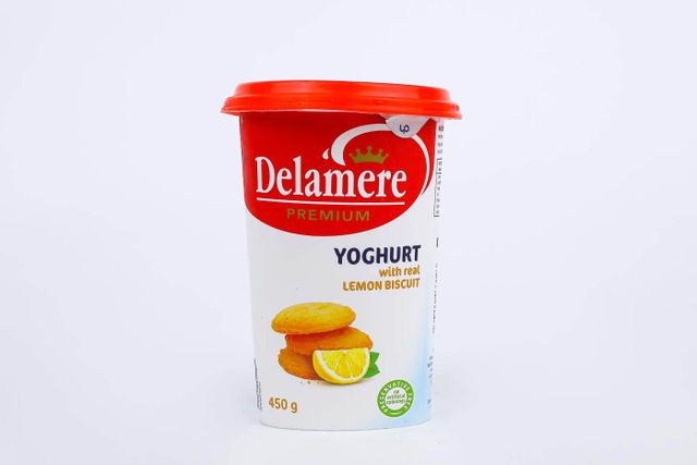 Delamere Premium Real Lemon Biscuit Yoghurt